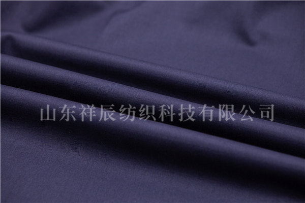 藏青弹力单面哔叽70W/25.5P/L4/0.5，80s/2*2，290g/m