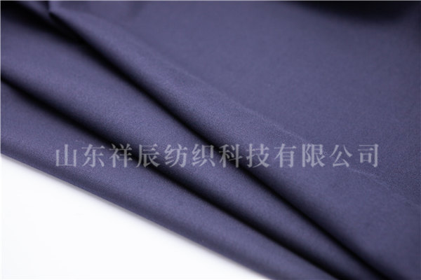 藏青弹力缎背哔叽70W/25.5P/L4/0.5，80s/2*2，360g/m